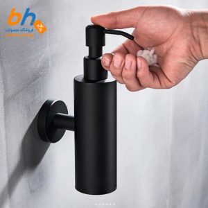 پمپ مایع دستشویی مشکی لوکس فلزی