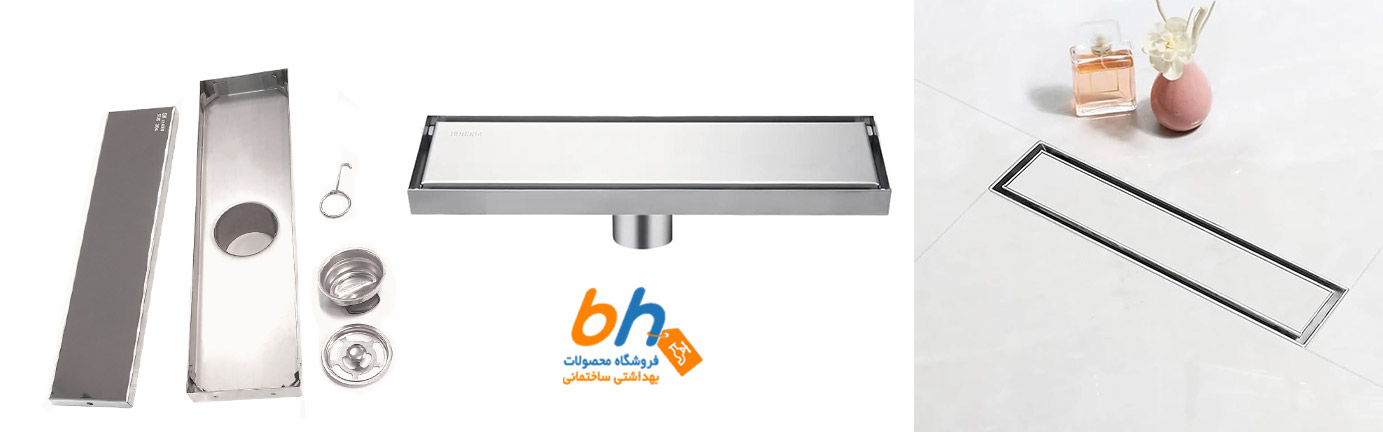 کفشور استیل 304 خطی مخفی