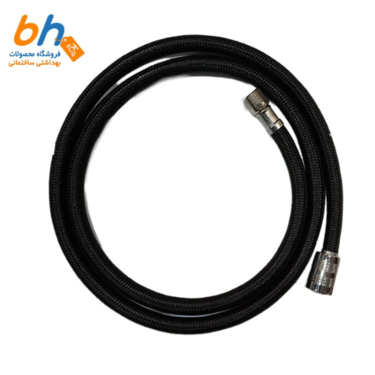 شلنگ شیر آرایشگاهی مشکی ۱۵۰ سانتی متر