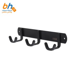 جالباسی آویز دیواری تمام استیل – 3 شاخه