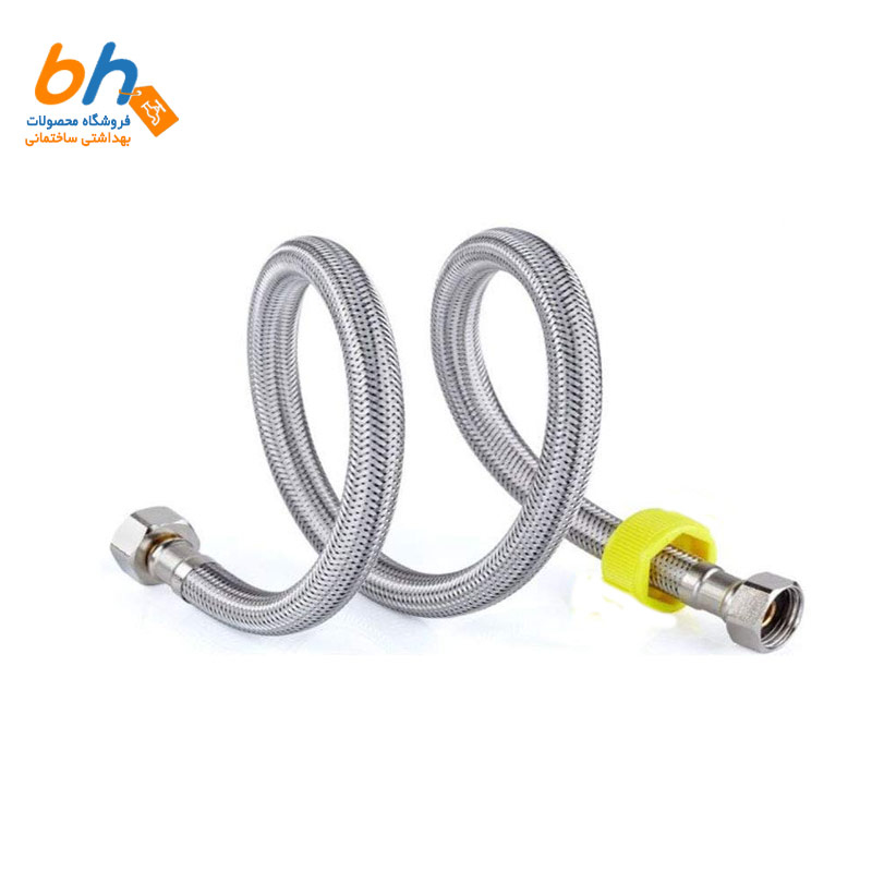 شلنگ-پیسواردوسرمهره-استیل-برنج شلنگ پیسوار دوسرمهره استیل برنج