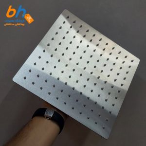 سردوش مربع کروم مات 25 سانتی