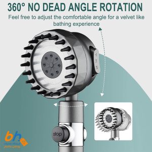 سردوش حمام ماساژوردار چرخشی new