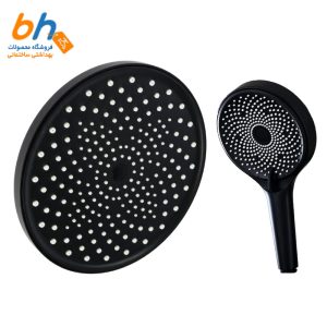 دوش و سردوش گرد مشکی – 20 سانتی