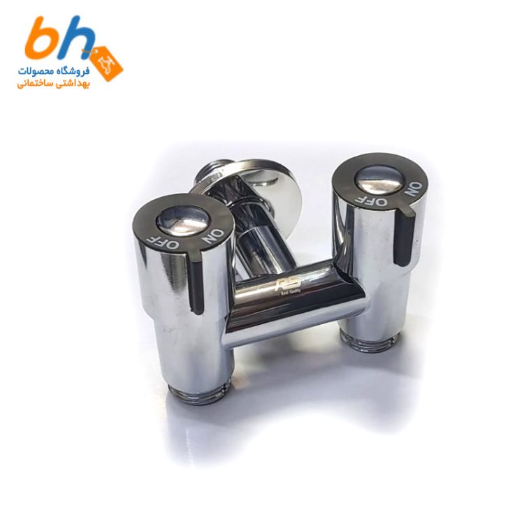 شیر پیسوار دوخروجی استیل – RS